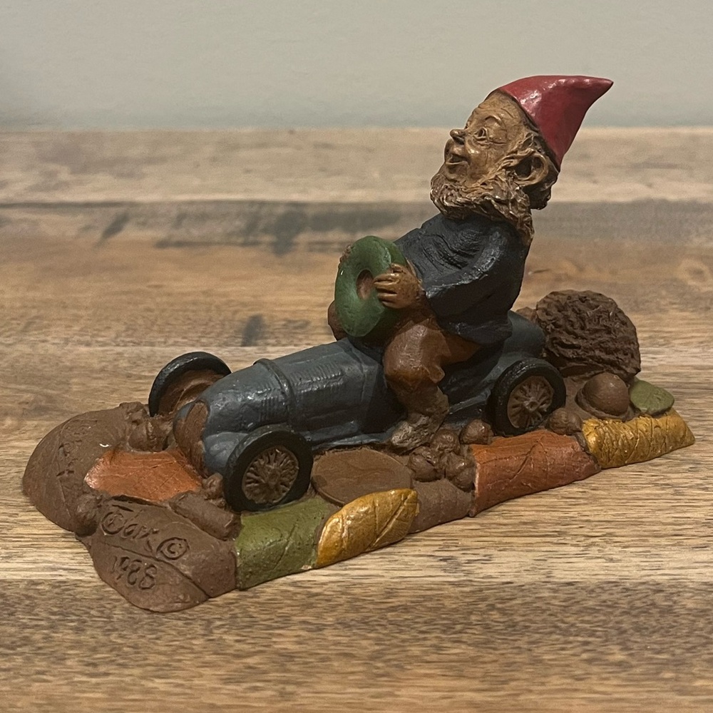 Vintage 1988 Tom Clark Gnome “INDY” Figurine #34